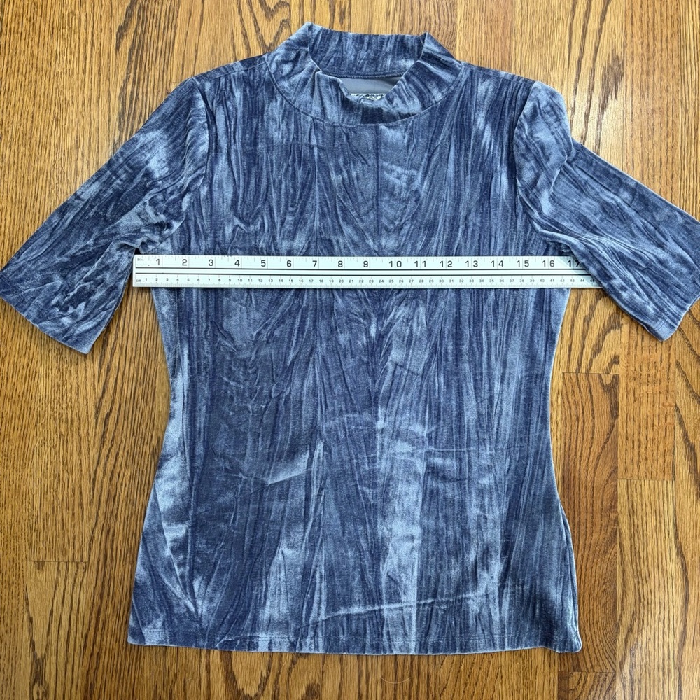 NWT Pilcro by Anthropologie Velveteen Mock Neck Top - Picture 7 of 16